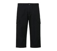 File: Strukturierte Bermuda im Relaxed Fit in 3/4-Länge 33 schwarz 2165178.9999.33