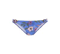 Bikini-Hose S.OLIVER "Maya" Gr. 32, N-Gr, blau (blau, bedruckt) Damen Badehosen (50557116-32) blau, bedruckt