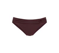 Bikini-Hose S.OLIVER "Rome" Gr. 36, N-Gr, braun Damen Badehosen Ocean Blue mit Umschlagbund (37181707-36)