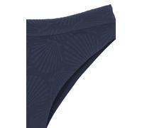 Bikinihose mit Umschlagbund und Muschelstruktur 36 blau 6010810.24.36