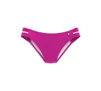 Bikini-Hose S.OLIVER "Spain" Gr. 32, N-Gr, pink Damen Badehosen Bikini Hosen mit gerafften Seitenbändern (868529-32)