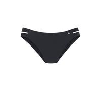 Bikini-Hose S.OLIVER "Spain", Damen, Gr. 32, N-Gr, schwarz, Microfaser, Microfaser, unifarben, Badehosen Bikini-Hose, mit Seitenbändern (219238-32) schwarz