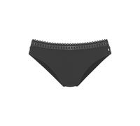 Bikini-Hose S.OLIVER "Aiko", Damen, Gr. 36, N-Gr, schwarz, Microfaser, Polyamid, Microfaser, unifarben, Badehosen, mit Häkeloptik (18791739-36) schwarz