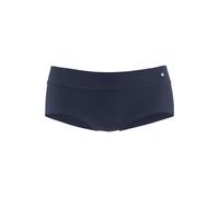 Bikini-Hotpants S.OLIVER "Spain", Damen, Gr. 44, N-Gr, blau (marine), Microfaser, Polyamid, unifarben, Badehosen, unifarben (267601-44) marine