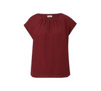 s.Oliver BLACK LABEL - Ärmellose Bluse aus Chiffon rot - Gr. - 44