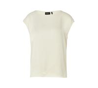 Rundhalsshirt S.OLIVER BLACK LABEL, Damen, Gr. 42, grau beige, Web, Obermaterial: 95% Baumwolle, 5% Elasthan, unifarben, regular fit normal, Rundhals, Shirts Rundhalsshirt, mit Stretchanteil (10799340