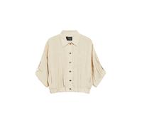 s.Oliver BLACK LABEL - Blouson-Jacke mit 3/4-Ärmeln beige - Gr. - 34