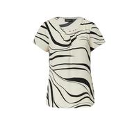 Kurzarmbluse mit Rundhalsausschnitt und All-over-Print 48 Beige 2171586.80A3.48