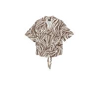 Blusenjacke aus Leinenmix mit regulierbarer Taille 48 creme|braun 2178726.04A0.48