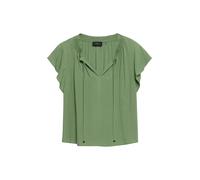 Viskose-Bluse mit Smok-Details 48 grün 2178669.7261.48