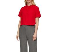 Crêpebluse mit Twist-Detail 38 rot