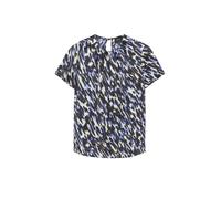 s.Oliver BLACK LABEL - Bluse mit Allover-Print beige/blau - Gr. - 44