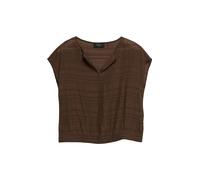 s.Oliver BLACK LABEL - Bluse mit V-Ausschnitt braun - Gr. - 34