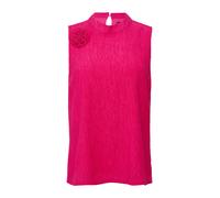 Strukturiertes Blusentop mit abnehmbarer Brosche 40 pink 2162767.4501.40