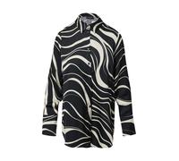 Hemdbluse mit All-over-Print 34 schwarz 2171635.99A3.34