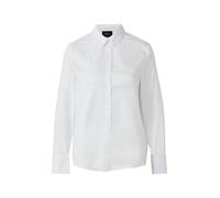 Popeline-Bluse mit Umschlag an den Manschetten 42 weiß 2170876.0100.42