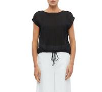 s.Oliver BLACK LABEL Blusenshirt Damen Viskose schwarz, 36
