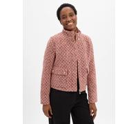 Gefütterte Bouclé-Jacke mit verdecktem Reißverschluss 44 Rosa 2170568.44P1.44