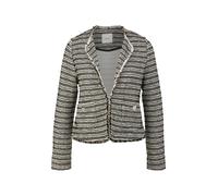 s.Oliver Kurze Jacke in Bouclé-Optik mit Fransenkante