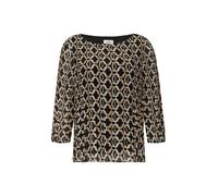 Chiffonbluse mit 3/4-Arm 34 schwarz 2151122.99A6.34