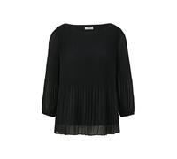 s.Oliver BLACK LABEL Plisseebluse mit 3/4-Arm schwarz 42