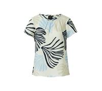 s.Oliver Crêpe-Bluse mit All-Over-Print und Schmuckkante