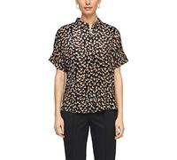 s.Oliver BLACK LABEL Damen 150.10.103.10.100.2064532 Bluse, Black AOP, 46