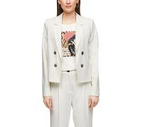 s.Oliver BLACK LABEL Damen 150.10.104.15.152.2062763 Blazer, weiß, 44