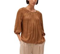 s.Oliver BLACK LABEL Damen 2118689 Bluse, Braun, 46 EU