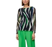 s.Oliver BLACK LABEL Damen 2140389 Langarmshirt, blau 59A2, 38