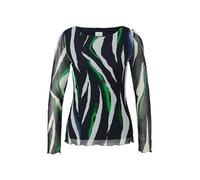 s.Oliver BLACK LABEL Damen 2140389 Langarmshirt, blau 59A2, 44