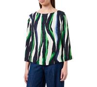 s.Oliver BLACK LABEL Damen 2142693 Bluse Langarm, blau 59A2, 42