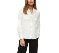 s.Oliver BLACK LABEL Damen 2148053 Bluse Langarm, Creme 0200, 42