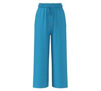 s.Oliver BLACK LABEL Damen 2150805 Hose lang, Loose Fit, Blue Green 6430, 44