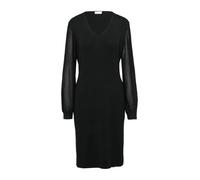 s.Oliver BLACK LABEL Damen 2156042 Strickkleid mit semitransparenten Ärmeln, 9999, 34