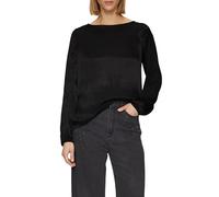 S.Oliver Black Label Damen 2157186 Blusenshirt Langarm, Schwarz, 38 EU