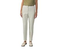 s.Oliver BLACK LABEL Cigarette-Pants im Slim Fit mit elastischem Bund Beige Gr. 40