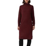 Gestricktes Midikleid mit Rollkragen und Ajourdetails 36 rot 2170658.3633.36