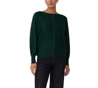 s.Oliver Black Label Damen 2172871 Pullover Langarm mit Ajour-Details, Blue Green, 44