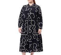 s.Oliver BLACK LABEL Damen Blusenkleid lang Black 42