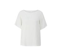 s.Oliver BLACK LABEL Damen Blusenshirt Kurzarm, Satinoptik