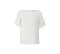 s.Oliver BLACK LABEL Damen Blusenshirt Kurzarm, Satinoptik