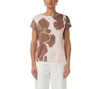 s.Oliver Blusenshirt mit U-Boot-Ausschnitt und Frontprint