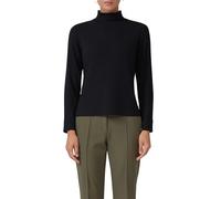 Gerippter Rollkragenpullover im Slim Fit 46 schwarz 2167694.9999.46