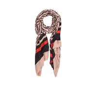 s.Oliver BLACK LABEL Damen Tuch aus Seidenmix beige placed print 1