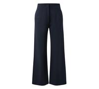 Elastische Stoffhose mit High Rise und weitem Bein 46/REG blau 2173653.5924.46_REG