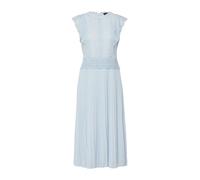 s.Oliver BLACK LABEL - Festliches Midikleid mit Spitze und Plissee-Rock blau - Gr. - 34