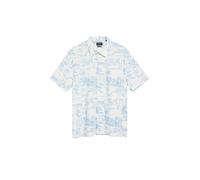 Regular Fit: Strukturiertes Baumwollhemd XL creme|blau 2178940.02A0.XL