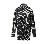 Hemdbluse mit All-over-Print 38 schwarz 2171635.99A3.38