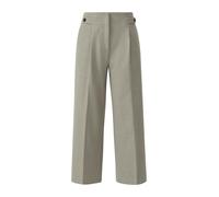 High Rise Culotte aus Flanell mit klassischer Bundfalte 44 Beige 2171030.9400.44